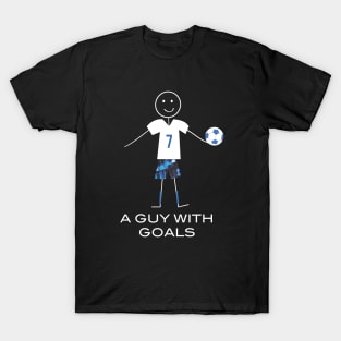 Funny Mens Soccer Design T-Shirt